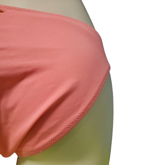 Victoria's Secret Swimwear Bikini Bottom Women's Size Medium Peach The Knockout - Picture 8 of 10